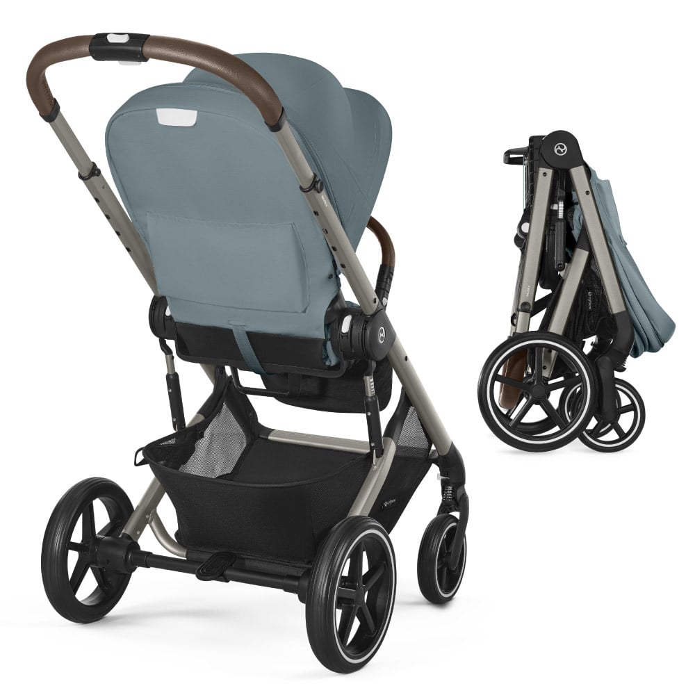 Pachet Black Friday Carucior Cybex Balios S Lux 4 in 1 Taupe/Stormy Blue cu Scoica Auto Cloud G i-Size Plus reclinabila [6]