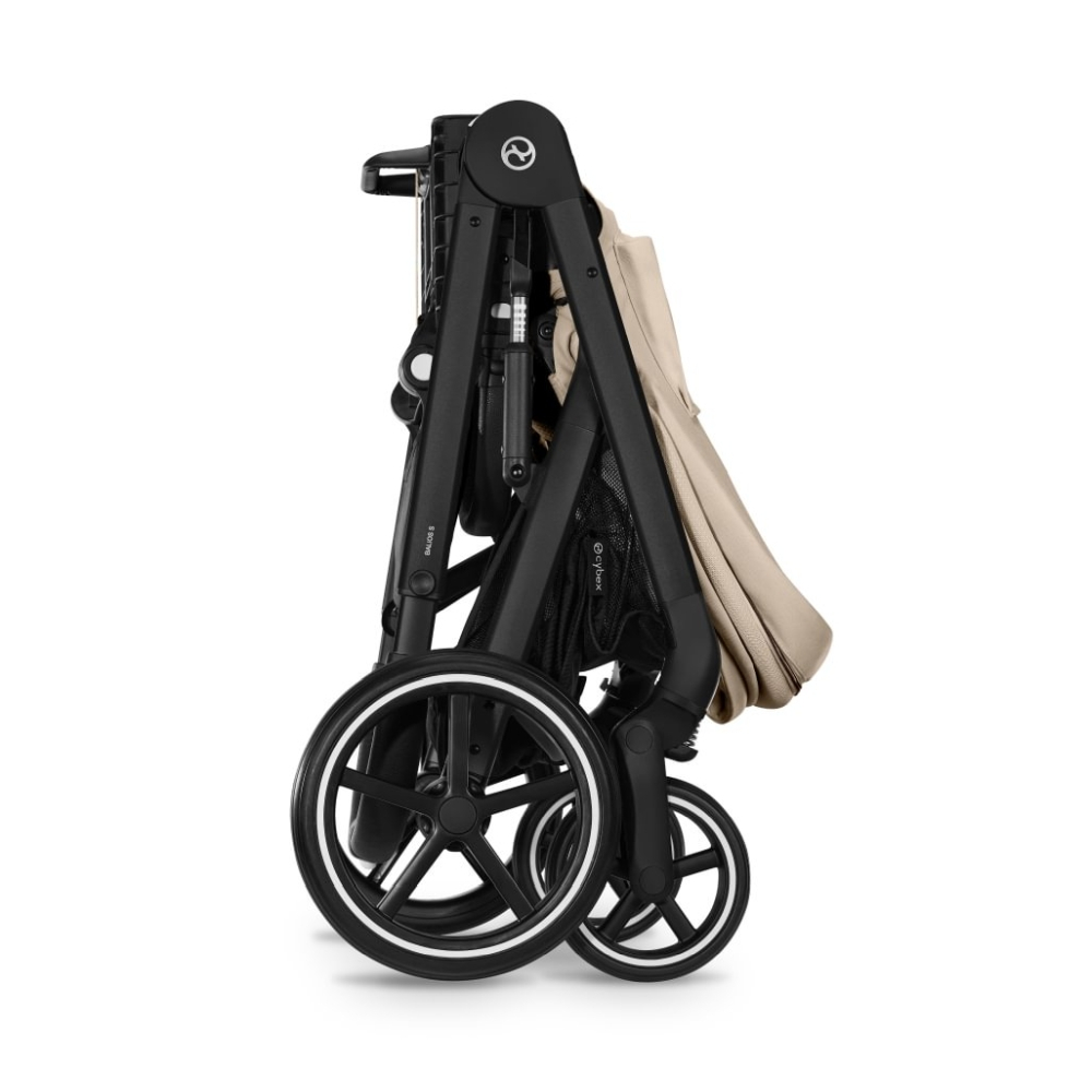 Carucior Cybex Balios S Lux 3 in 1 Black/Almond Beige cu Scoica Auto Cloud G3 [11]