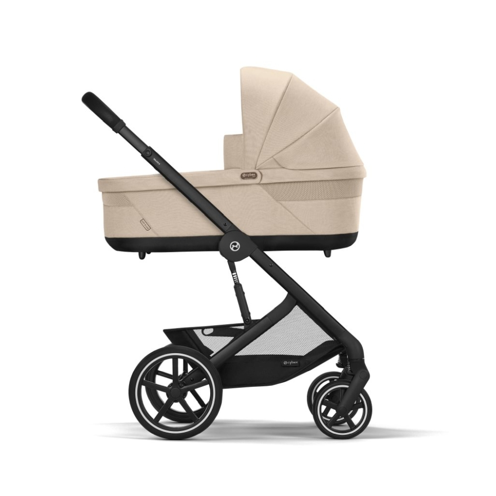 Carucior Cybex Balios S Lux 3 in 1 Black/Almond Beige cu Scoica Auto Cloud G3 [4]