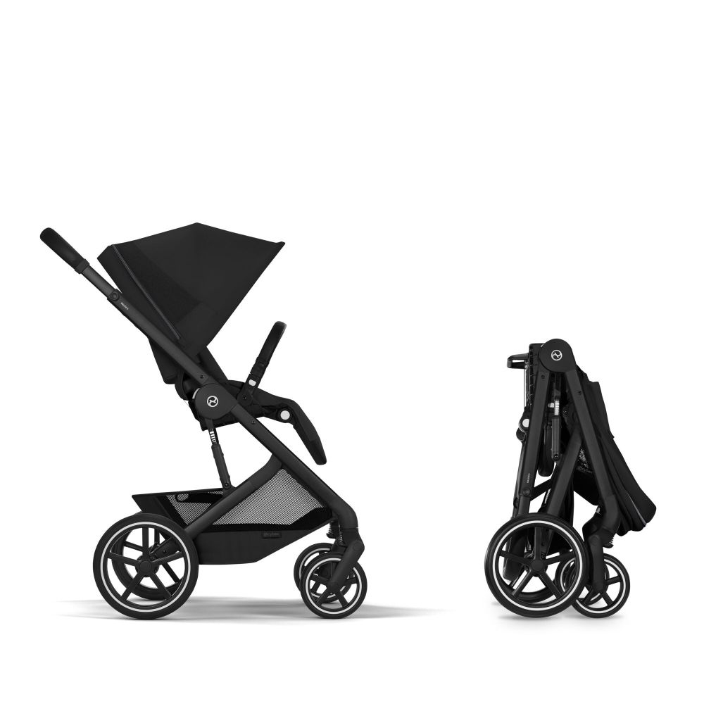 Carucior Cybex Balios S Lux cu landou pliabil Balios Black/Moon Black 2026 [9]