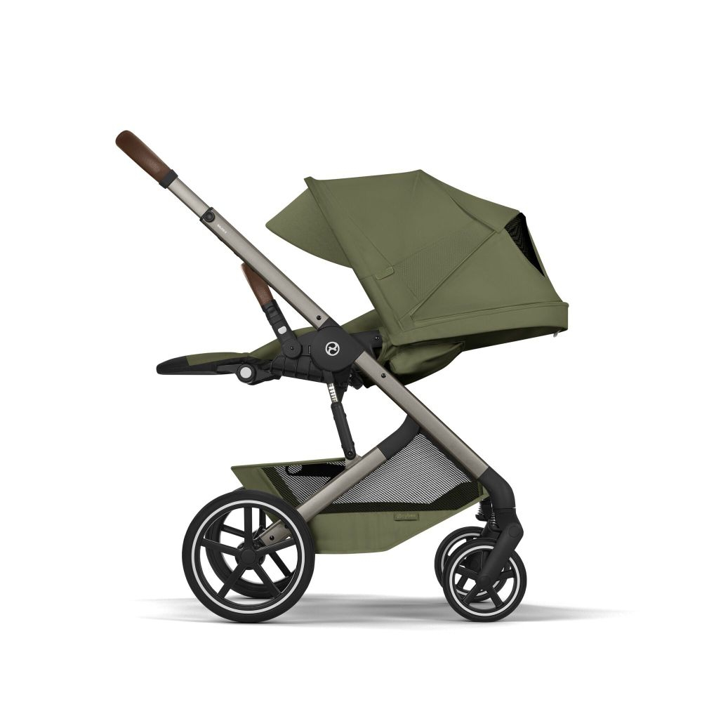 Carucior Cybex Balios S Lux cu landou pliabil Balios Taupe/Moss Green 2026 [8]