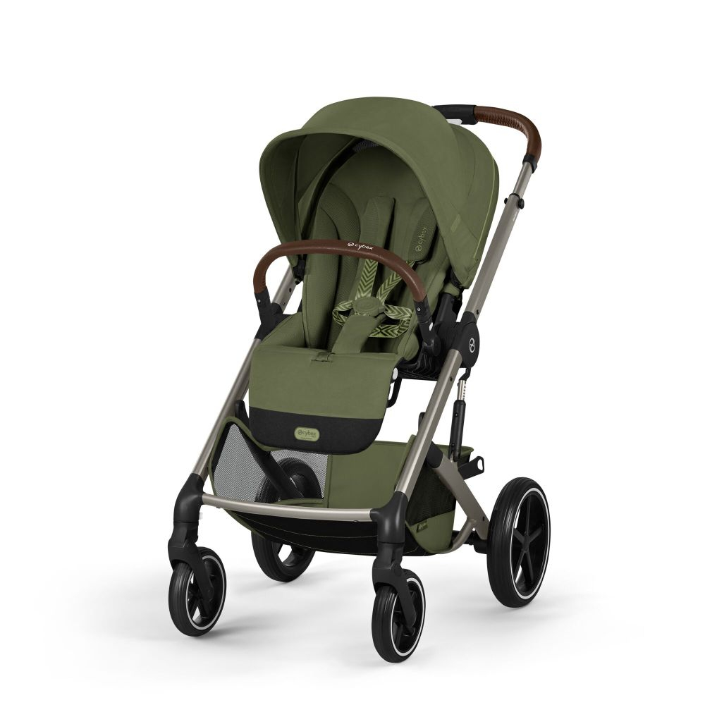 Carucior Cybex Balios S Lux cu landou pliabil Balios Taupe/Moss Green 2026 [5]