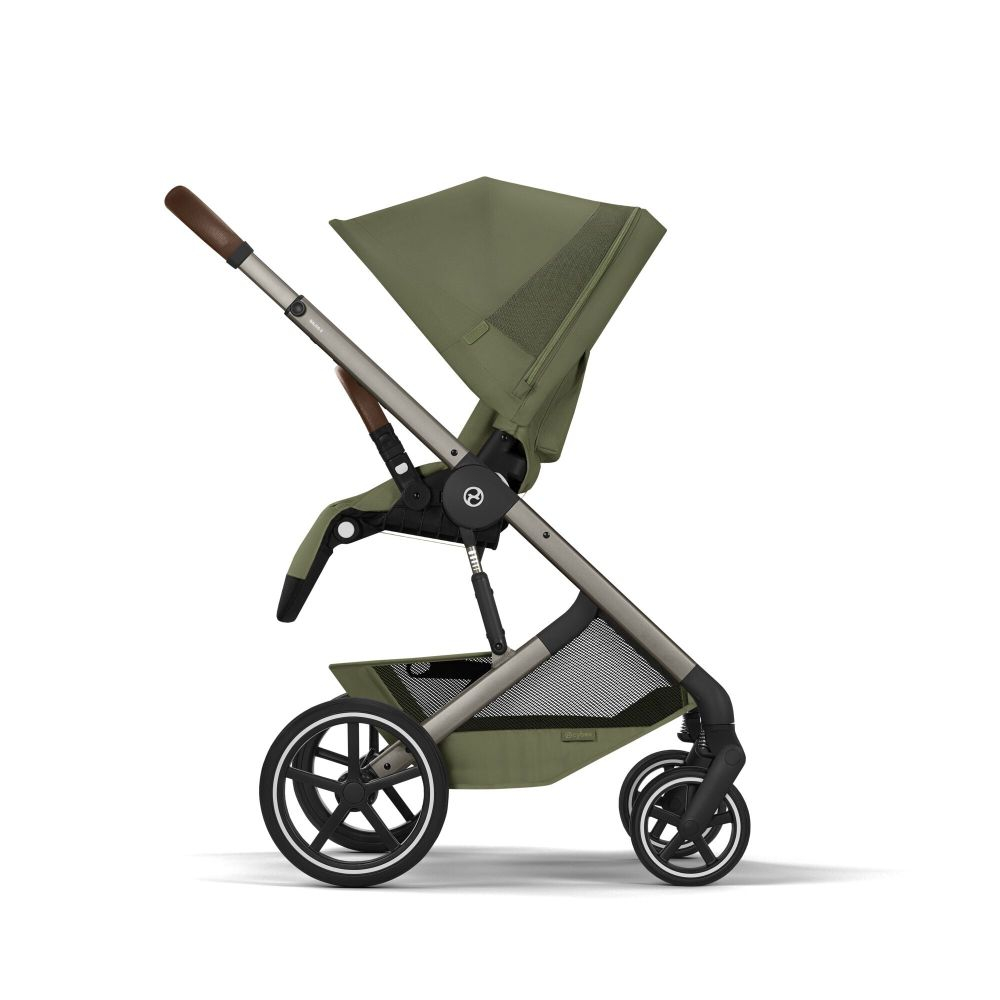 Carucior Cybex Balios S Lux 3 in 1 cu landou pliabil Balios si Scoica Auto Cloud G3 Plus Taupe/Moss Green 2026 [8]