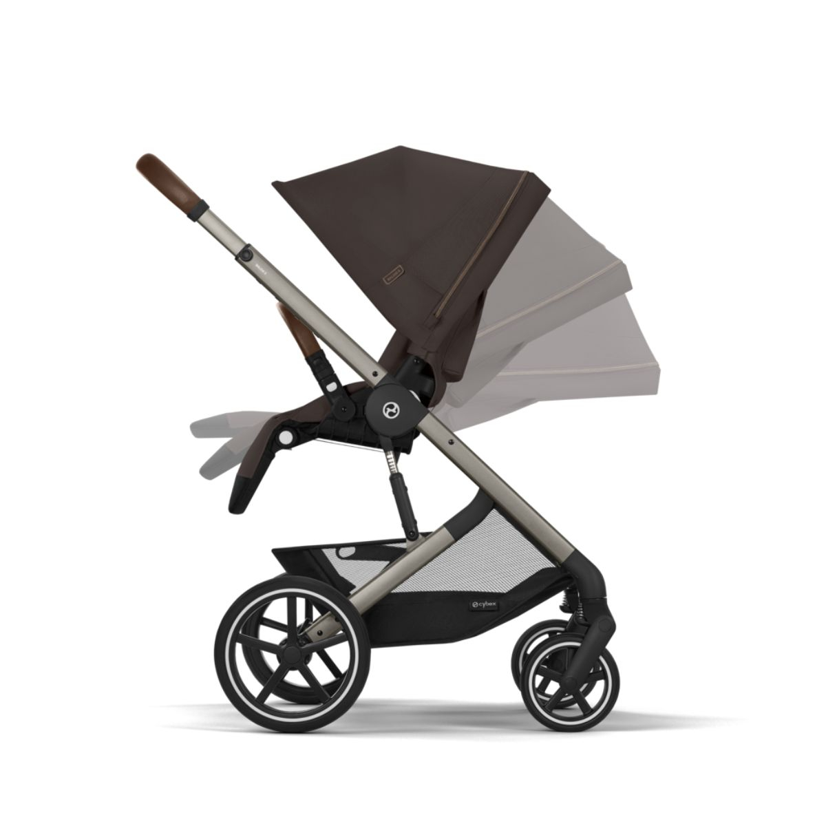 Carucior Cybex Balios S Lux Taupe/Chocolate Brown-Resigilat [6]