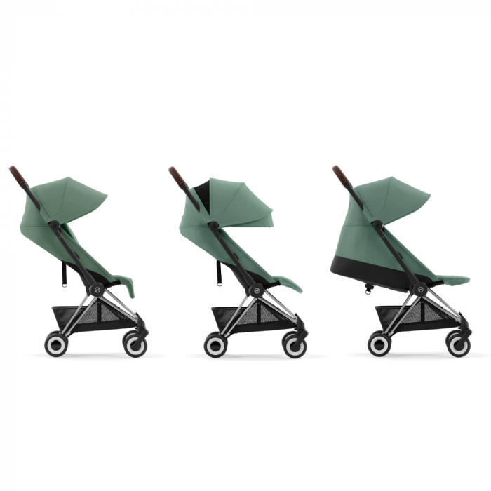 Carucior Cybex Coya Chrome Dark Brown/Leaf Green [4]