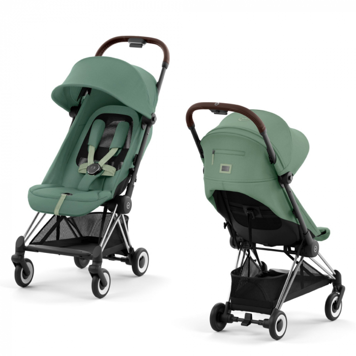 Carucior Cybex Coya Chrome Dark Brown/Leaf Green [3]