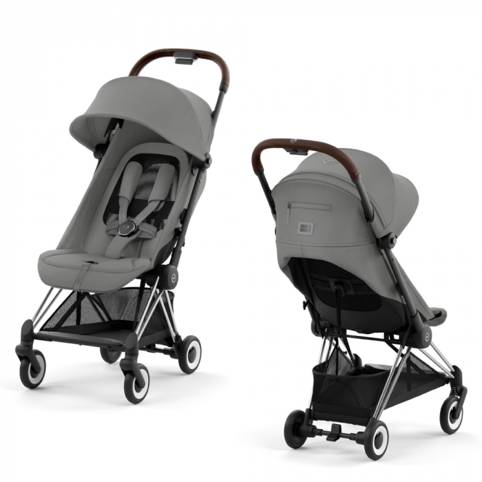 Carucior Cybex Coya Chrome Dark Brown/Mirage Grey [3]