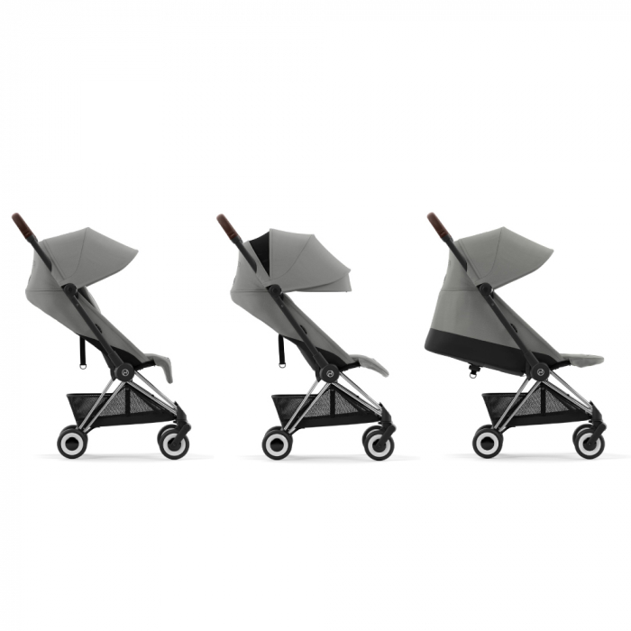 Carucior Cybex Coya Chrome Dark Brown/Mirage Grey [4]