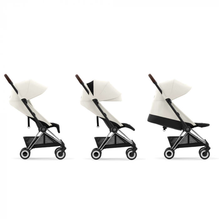 Carucior Cybex Coya Chrome Dark Brown/Off White [4]
