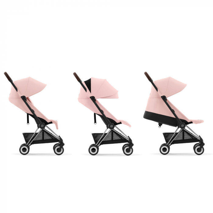 Carucior Cybex Coya Chrome Dark Brown/Peach Pink [4]