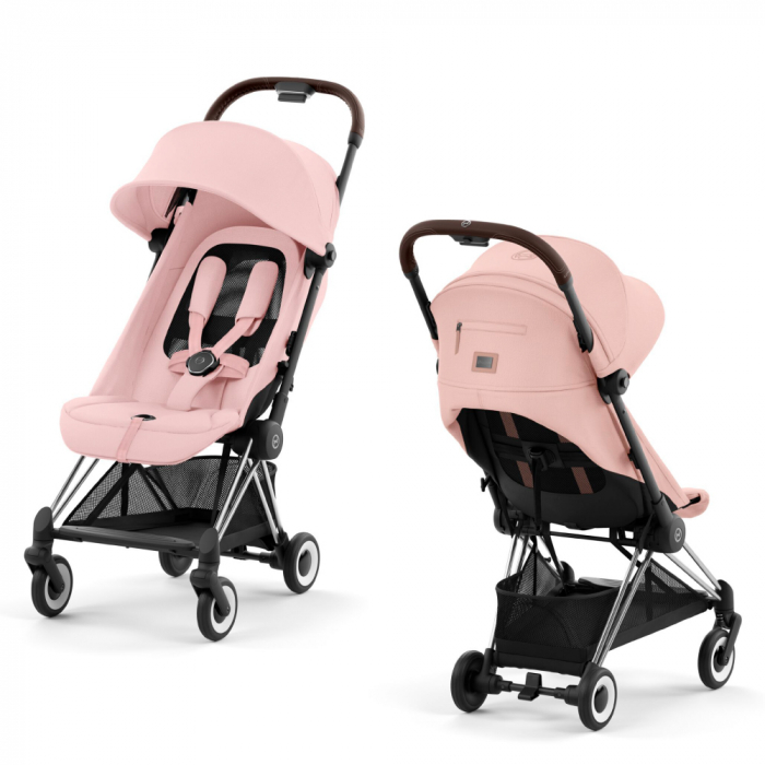 Carucior Cybex Coya Chrome Dark Brown/Peach Pink [3]