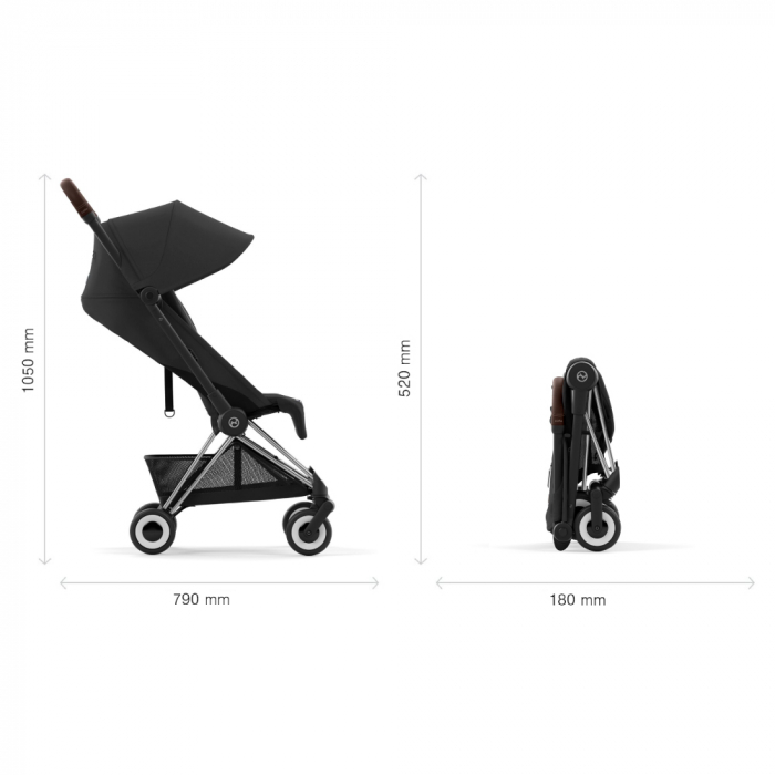 Carucior Cybex Coya Chrome Dark Brown/Sepia Black [5]
