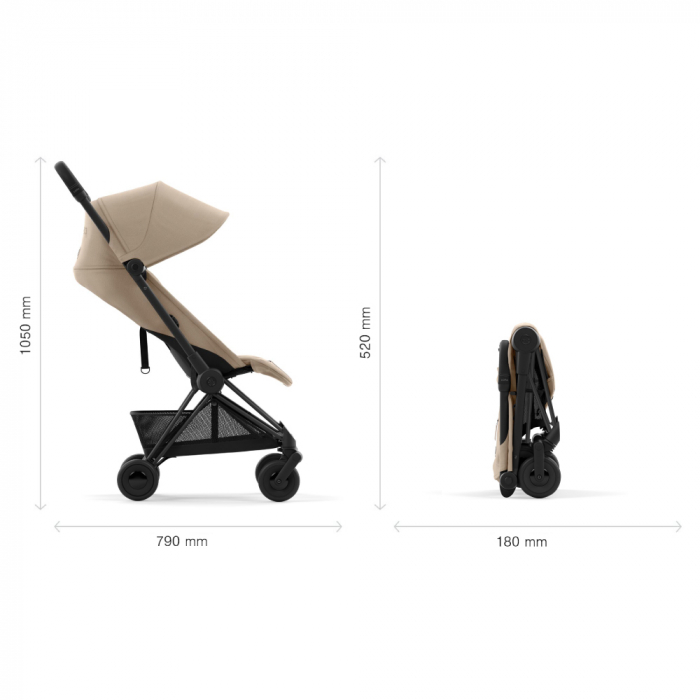 Carucior Cybex Coya Matt Black/Cozy Beige [5]