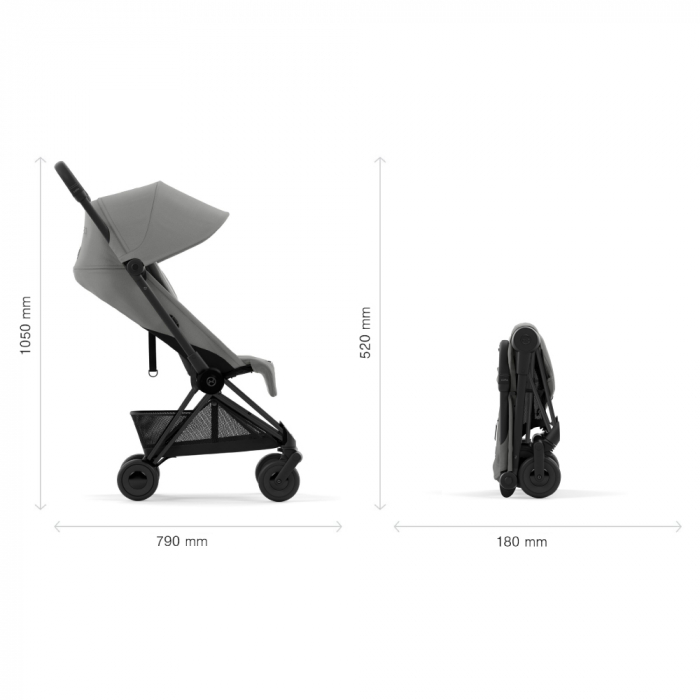 Carucior Cybex Coya Matt Black/Mirage Grey [5]
