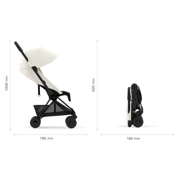 Carucior Cybex Coya Matt Black/Off White [5]