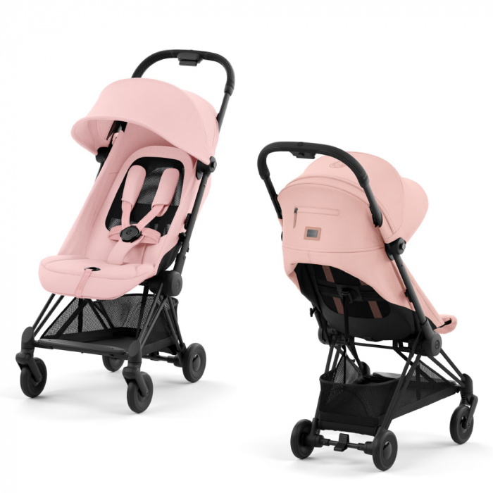 Carucior Cybex Coya Matt Black/Peach Pink [3]
