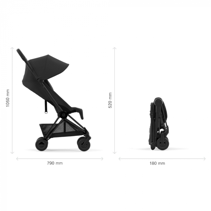Carucior Cybex Coya Matt Black/Sepia Black [5]