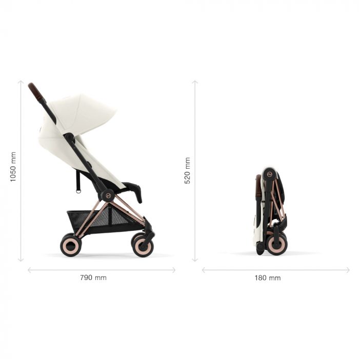 Carucior Cybex Coya Rosegold/Off White [5]