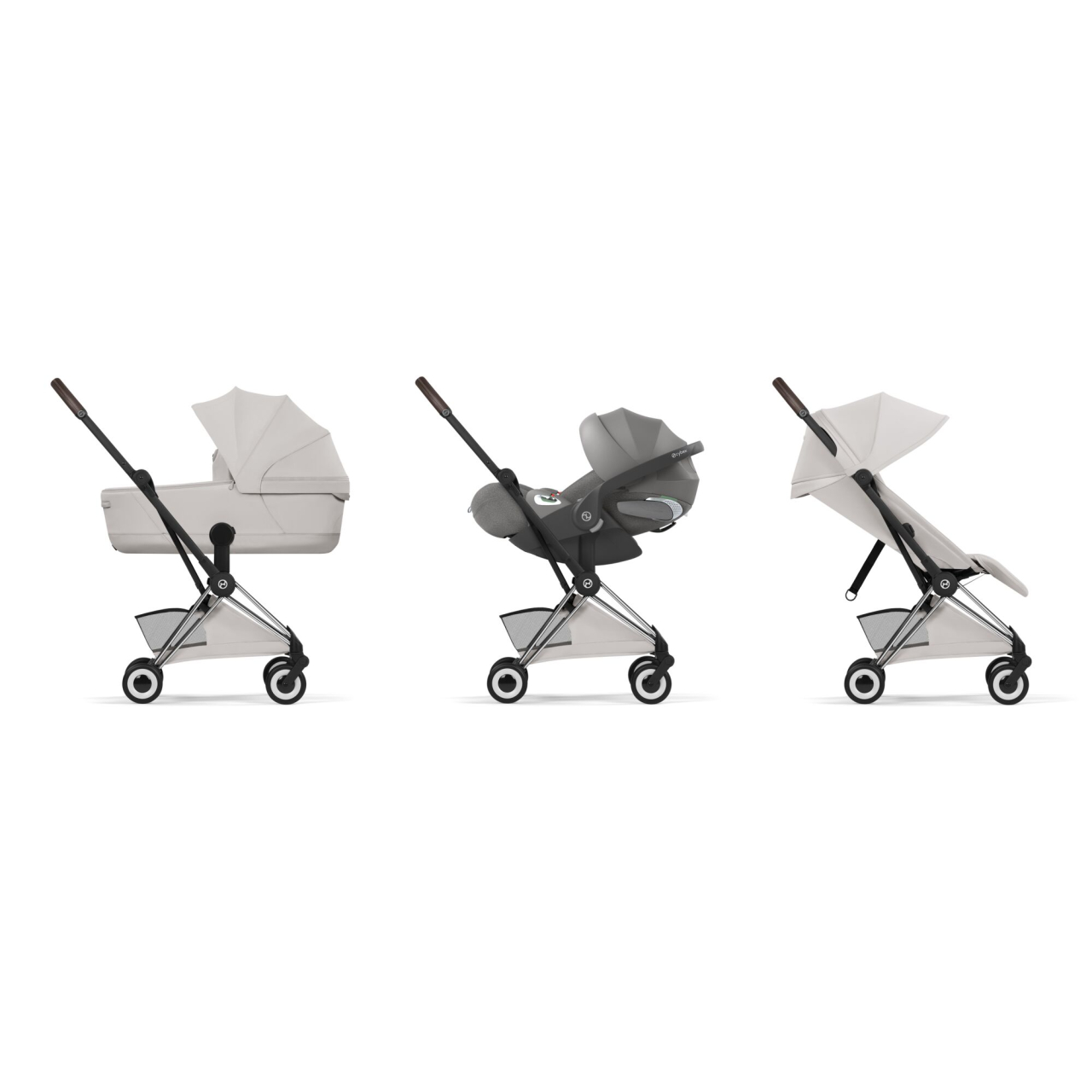 Carucior Cybex Coya Style Chrome/City Grey 3 in 1 [2]
