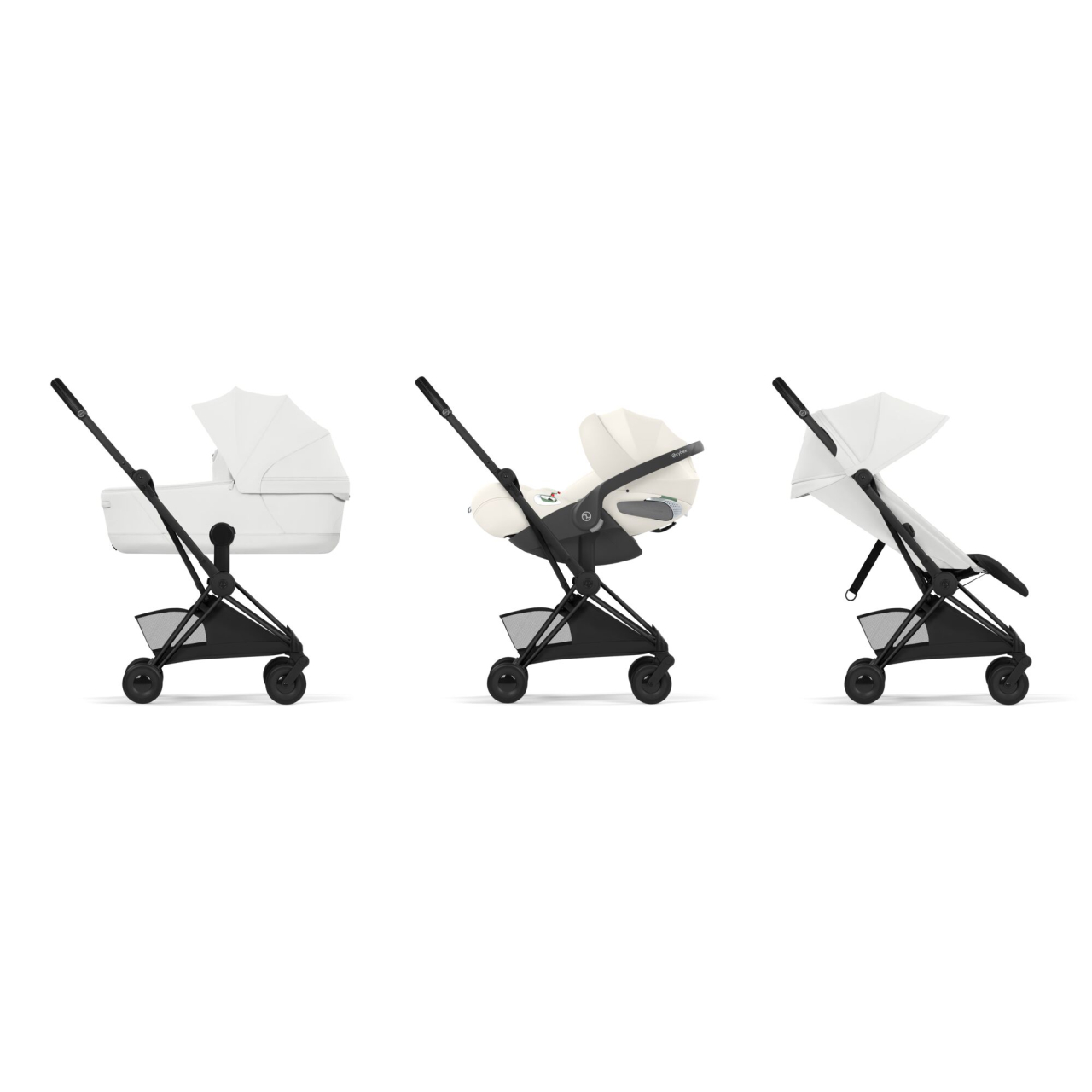 Carucior Cybex Coya Style Matt Black/Off White 3 in 1 [2]