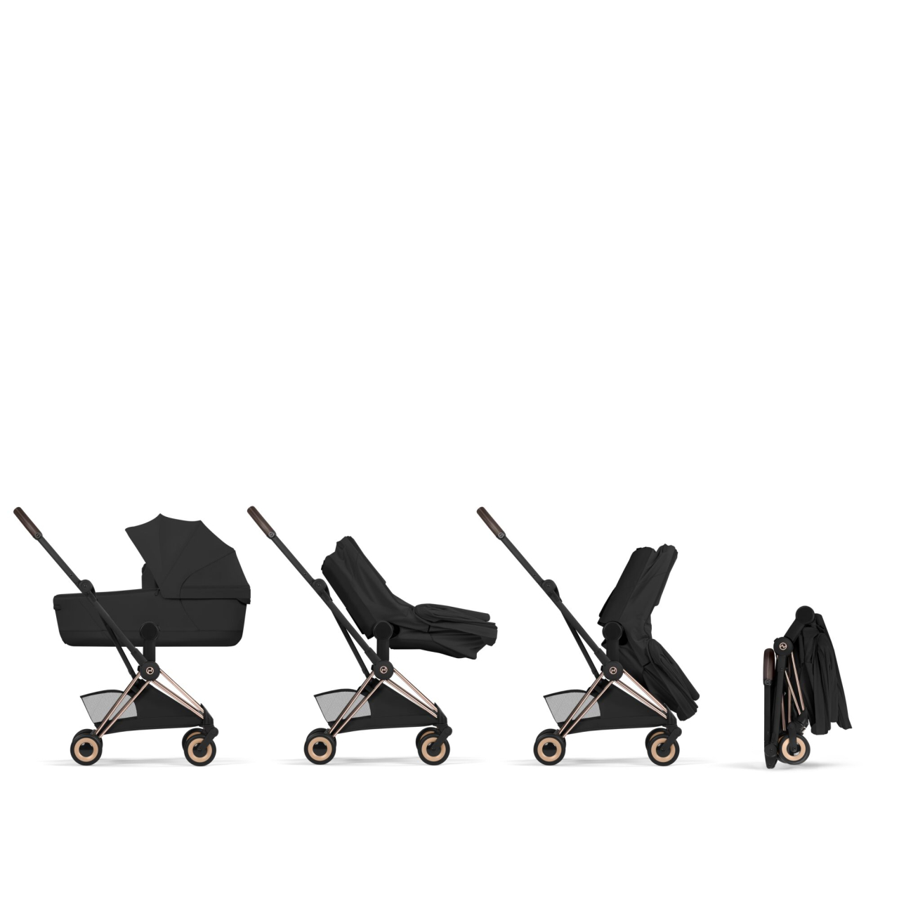 Carucior Cybex Coya Style Rosegold/Sepia Black 3 in 1 [13]