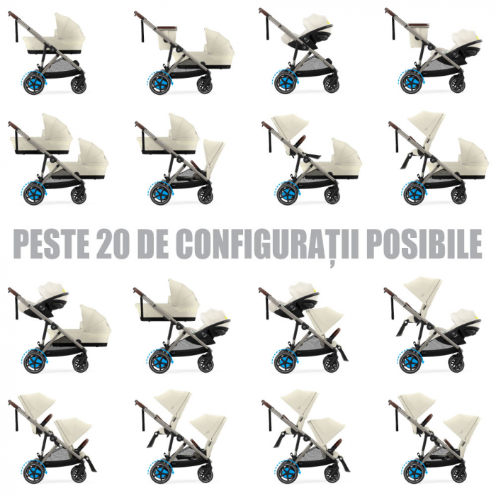 Carucior Cybex e-Gazelle S Seashell Beige [9]