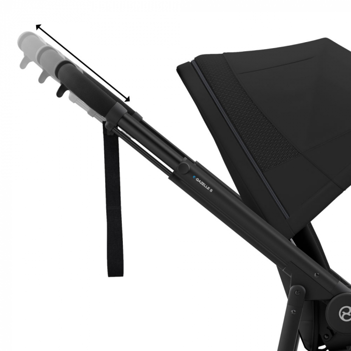 Carucior Cybex e-Gazelle S Moon Black [7]
