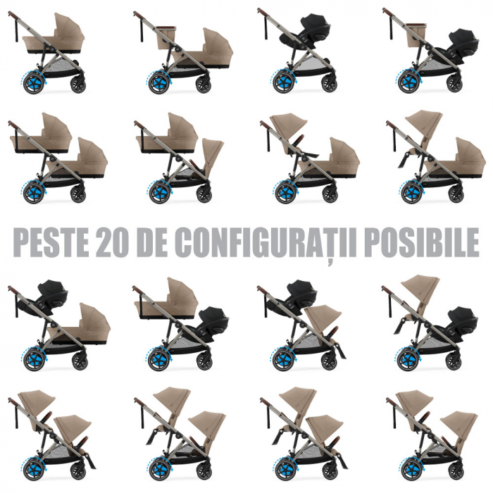 Carucior Cybex e-Gazelle S Almond Beige [9]