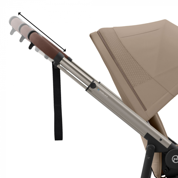 Carucior Cybex e-Gazelle S Almond Beige [6]
