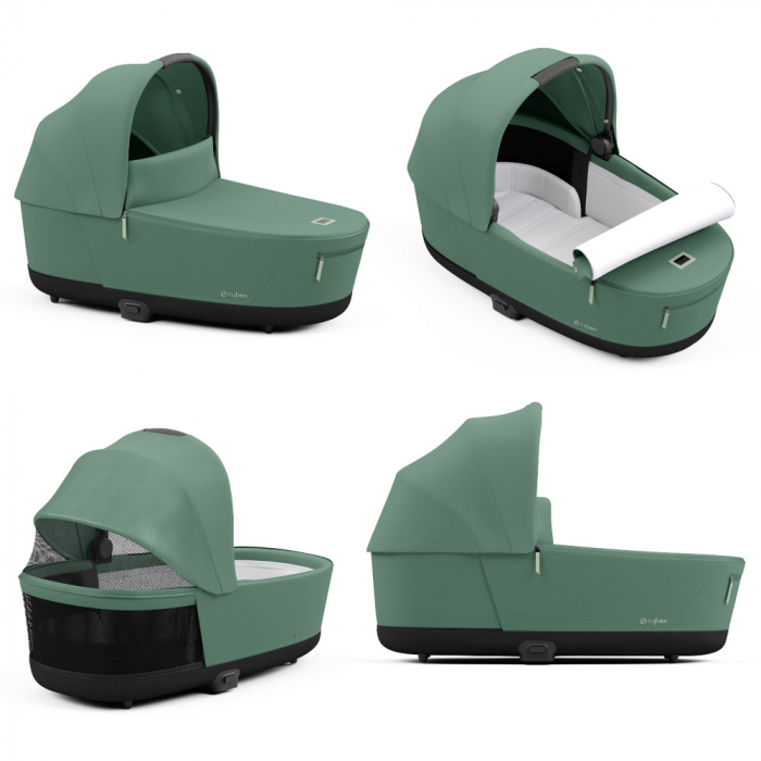 Carucior Cybex e-Priam 2 in 1 Leaf Green cu cadru Rosegold [10]