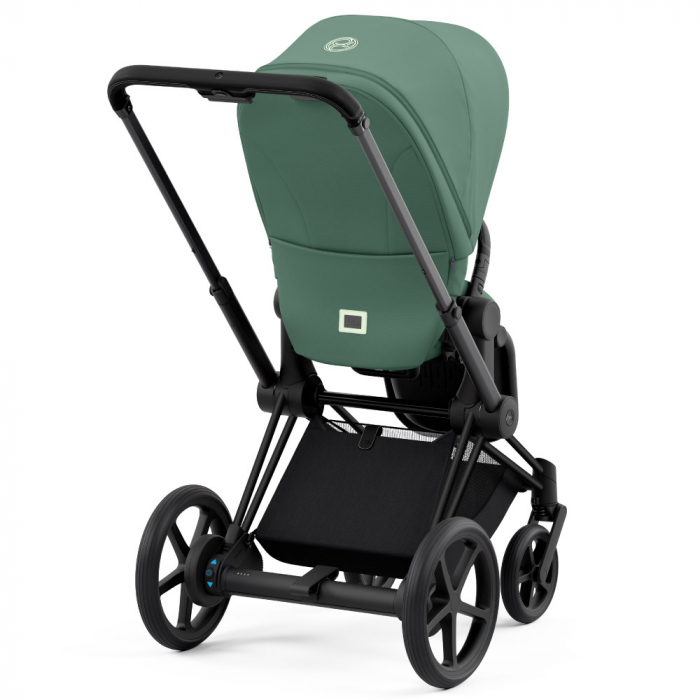 Carucior Cybex e-Priam 2 in 1 Leaf Green cu cadru Rosegold [6]