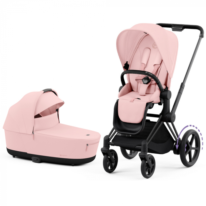 Carucior Cybex e-Priam 2 in 1 Peach Pink [1]
