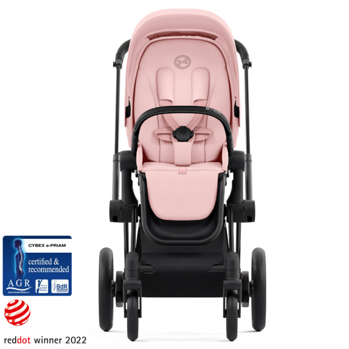 Carucior Cybex e-Priam 3 in 1 Peach Pink [2]