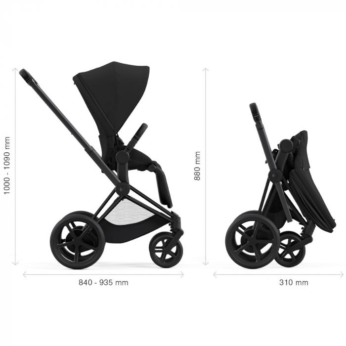 Carucior Cybex e-Priam 3 in 1 Sepia Black [7]