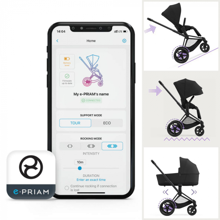 Carucior Cybex e-Priam 3 in 1 Sepia Black [8]