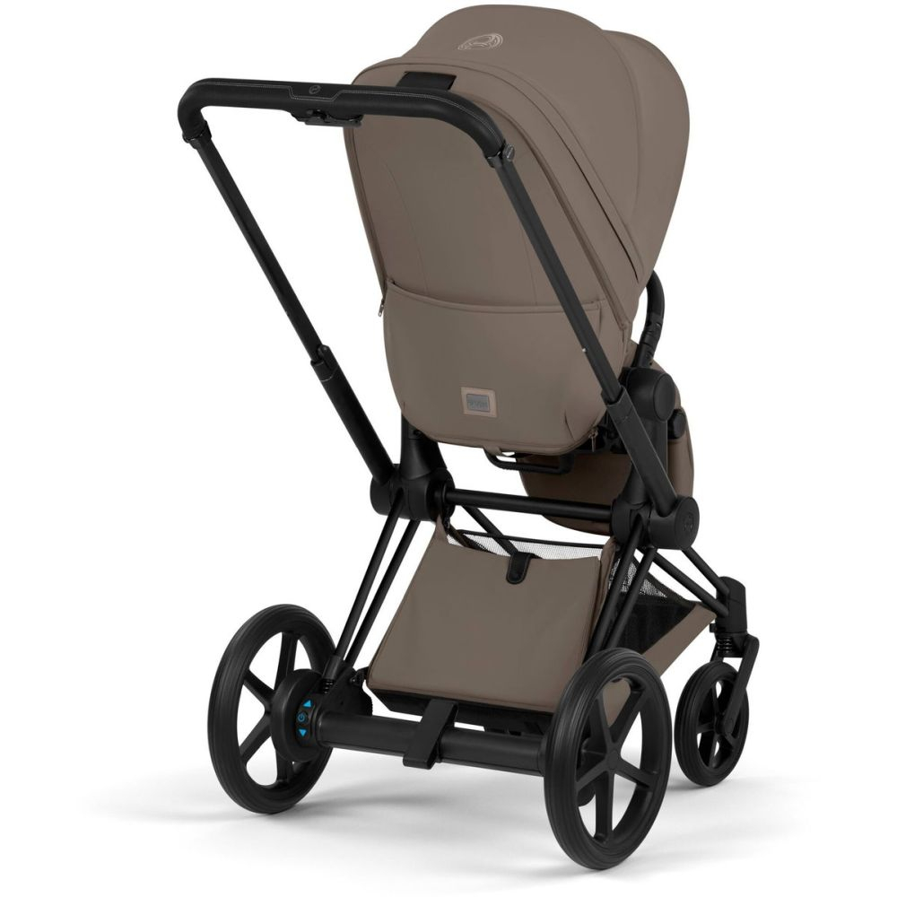Carucior Cybex e-Priam Comfort Matt Black  Coconut Brown 2 in 1 [11]