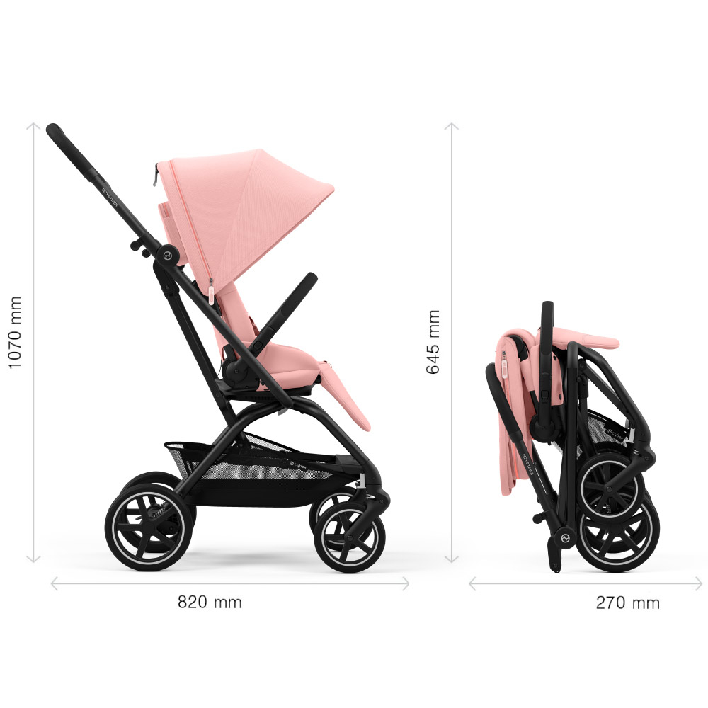 Carucior Cybex Eezy S Twist+2 Black/Candy Pink 2 in 1 [8]