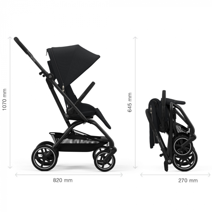 Carucior Cybex Eezy S Twist+2 Black/Magic Black [7]