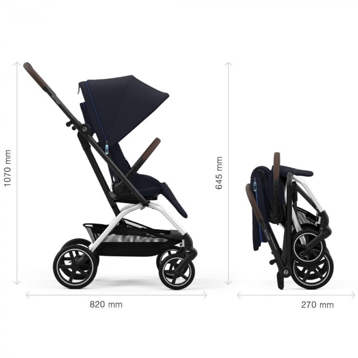 Carucior Cybex Eezy S Twist+2 Silver/Dark Blue [7]
