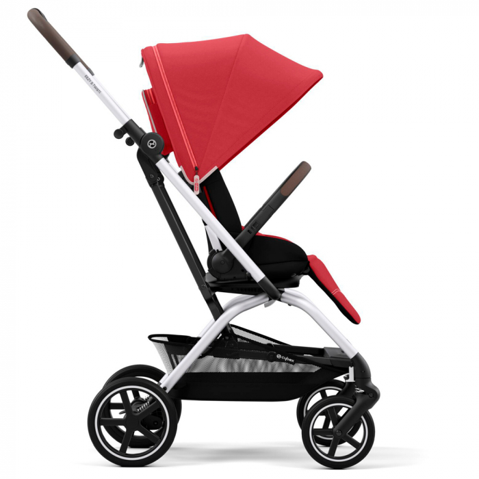 Carucior Cybex Eezy S Twist+2 Silver/Hibiscus Red-Resigilat [4]