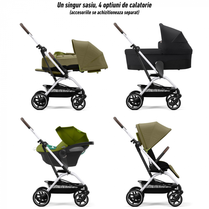 Carucior Cybex Eezy S Twist+2 Silver/Nature Green [6]