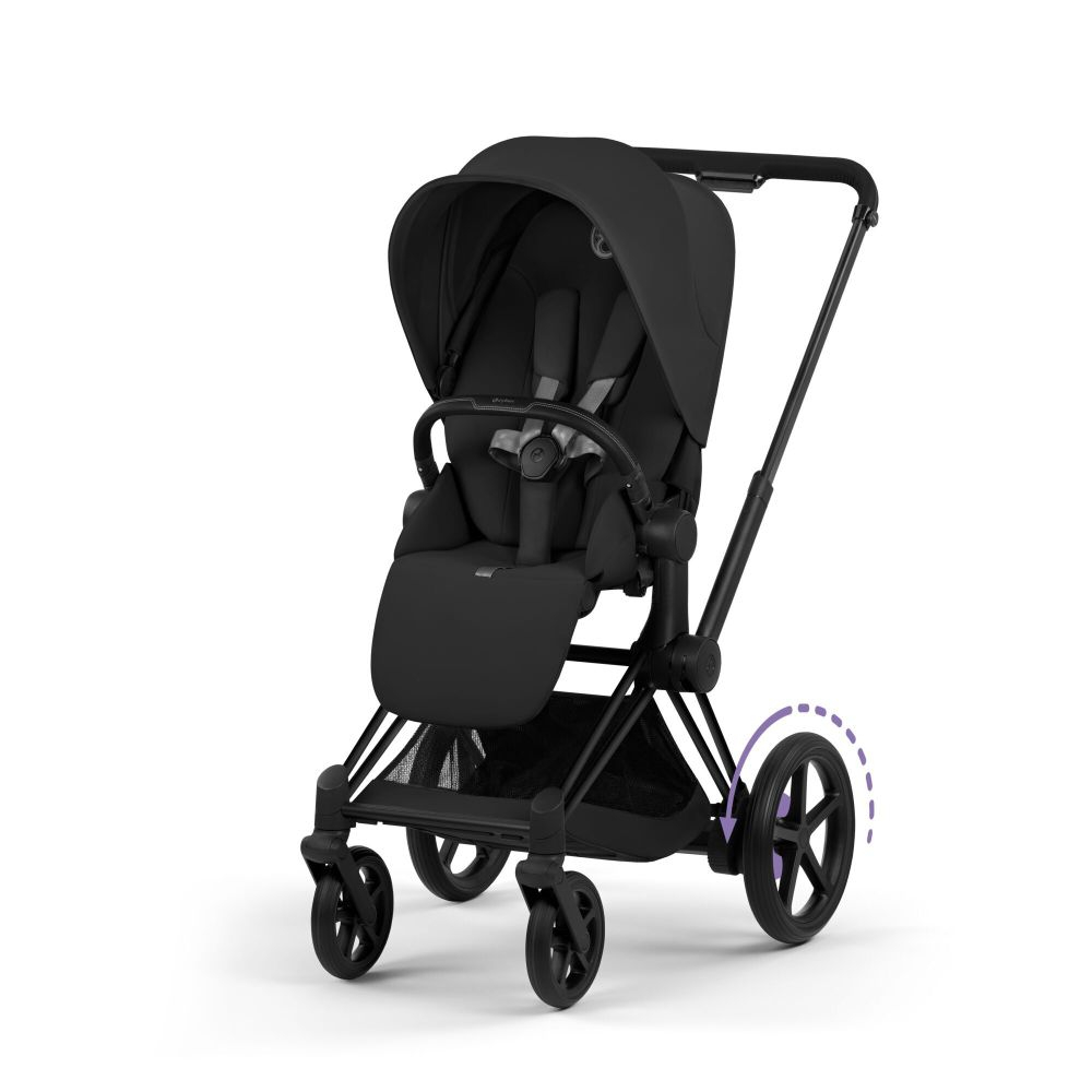 Carucior Cybex e-Priam Comfort Matt Black Sepia Black 2 in 1 [4]