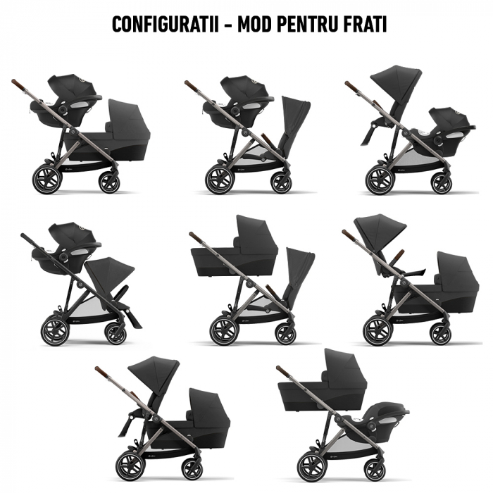 Carucior Cybex Gazelle S Taupe/Seashell Beige [10]