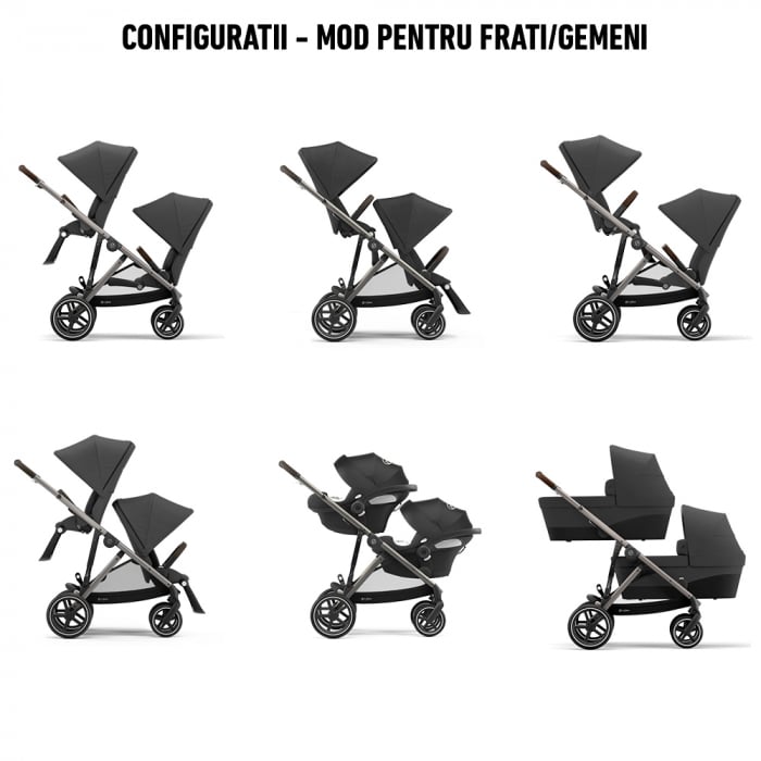Carucior Cybex Gazelle S Silver/Stone Grey [9]