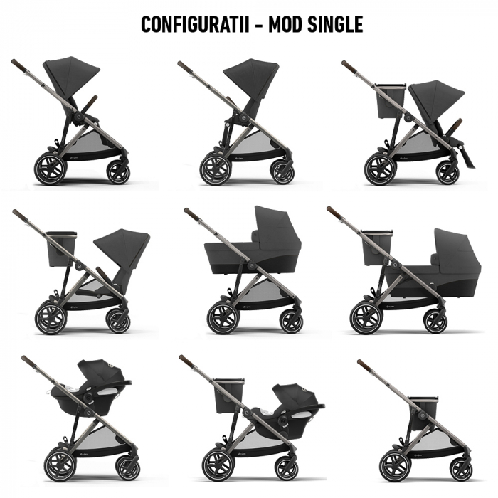 Carucior Cybex Gazelle S Silver/Stone Grey [8]