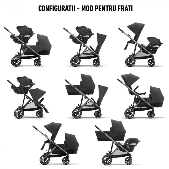Carucior Cybex Gazelle S Silver/Lava Grey [10]