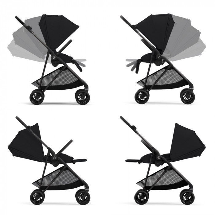 Carucior Cybex Melio Carbon B 2 in 1 Magic Black [4]