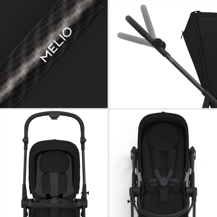 Carucior Cybex Melio Carbon B 2 in 1 Magic Black [8]