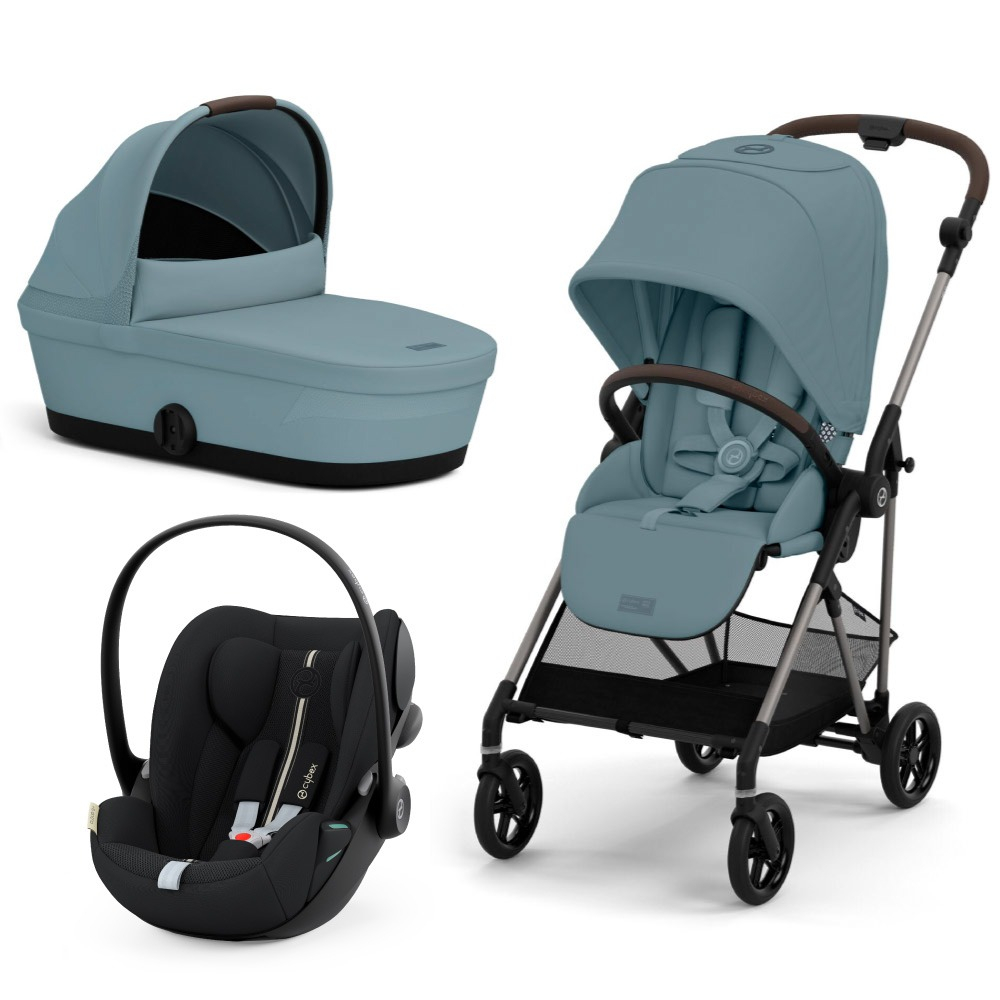 Carucior Cybex Melio B 3 in 1 Stormy Blue