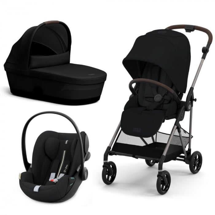 Carucior Cybex Melio B 3 in 1 Magic Black